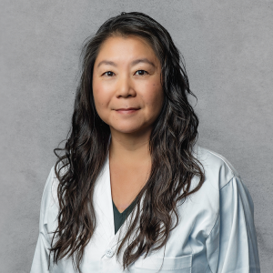 Lisa Darrah, AGNP-C, adult gerontology nurse practitioner in white coat, Bullhead City AZ